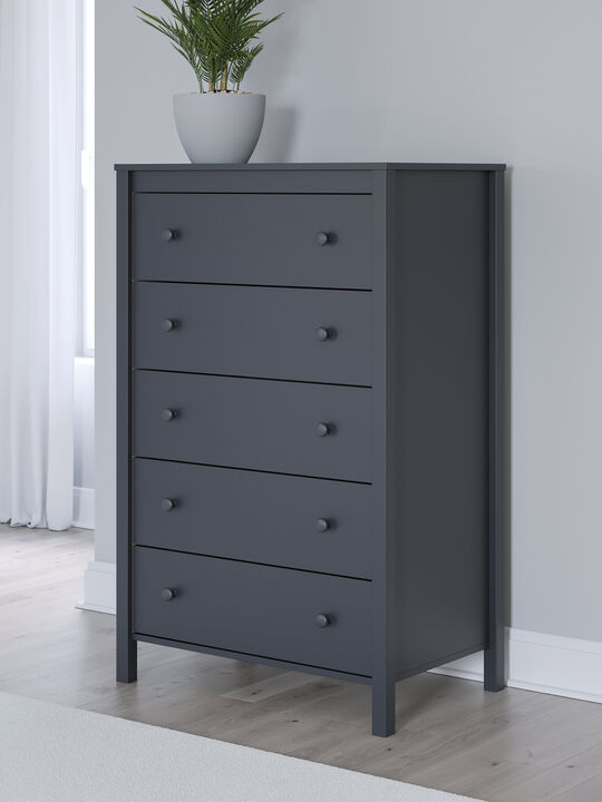 Simmenfort 5 Drawer Chest of Drawers