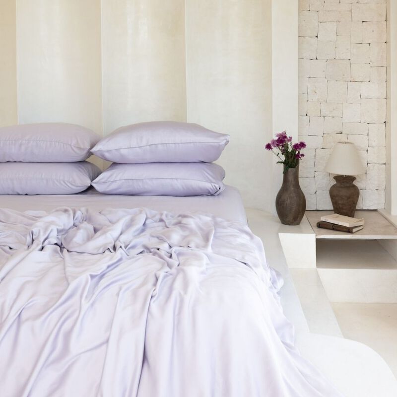 Organic Bamboo Sateen Duvet Cover Set image number 1