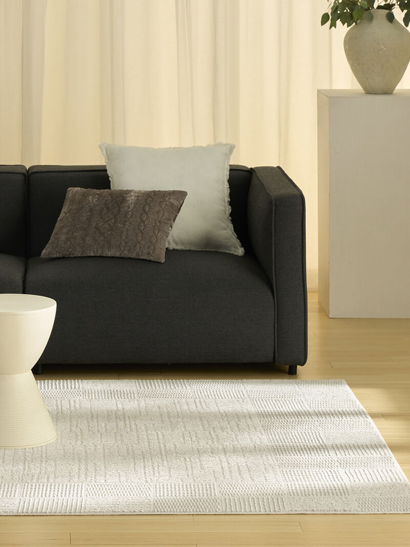 Nordic NRC07 Ivory 5' x 7' Rug image number 5
