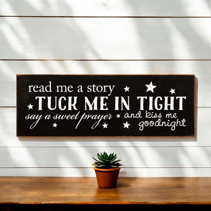 Rustic Knotty Pine Hanging Wall Sign with Story Quote Decorative Home Accent Plaque