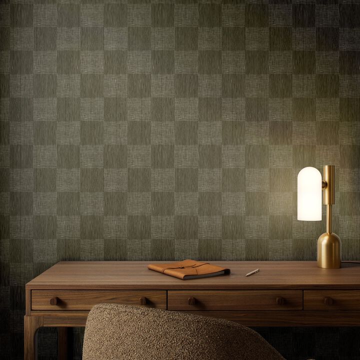 Checkers Wallpaper by Getty Images - Checkers Olive I