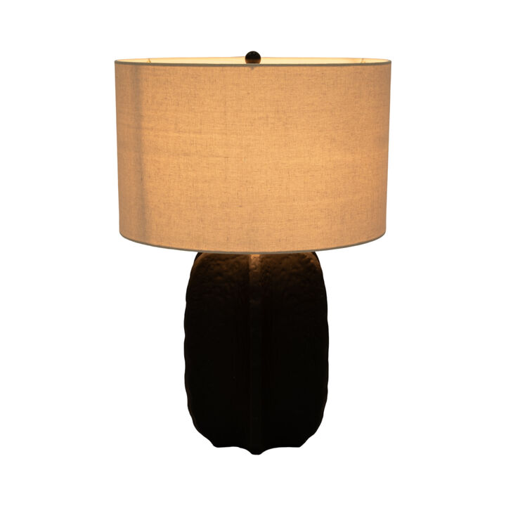 24" Textured Jagged Table Lamp