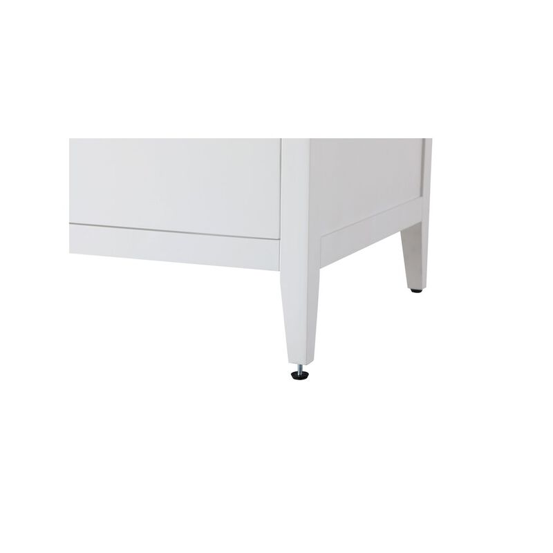 Elegant Kitchen and Bath 54 Inch Double Bathroom Vanity In White