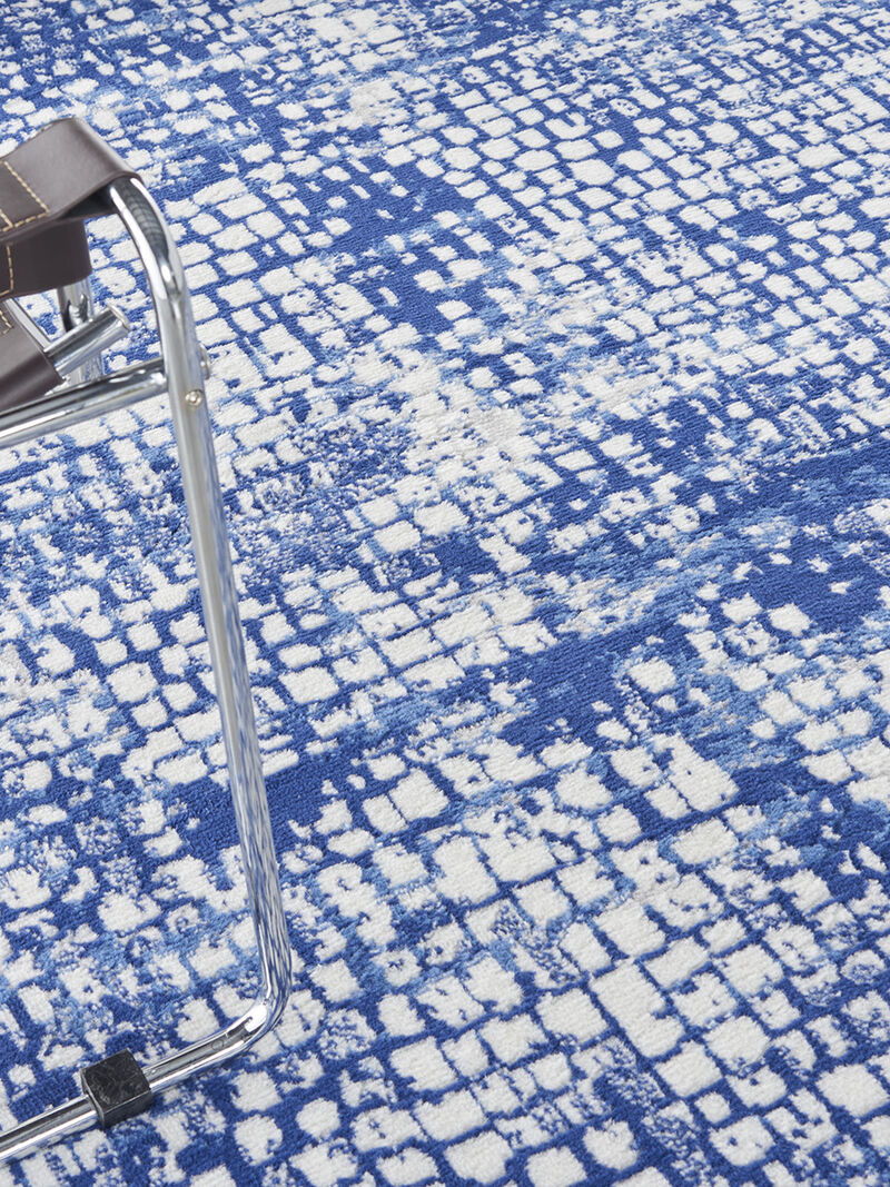 Whimsicle WHS07 Ivory/Navy 8'4" x 11'6" Rug