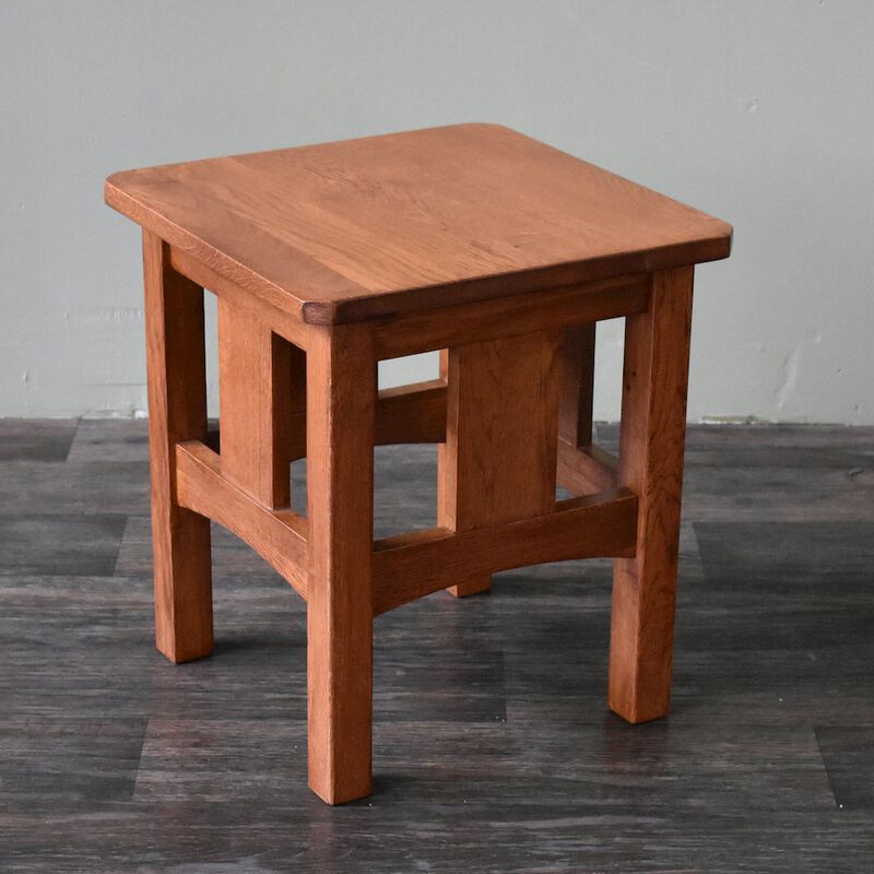 Crafters and Weavers Mission Oak Slat End Table - Michael's Cherry