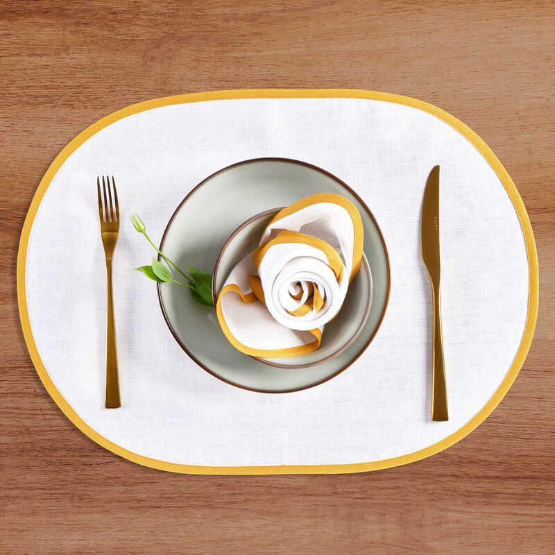 Linen Oval Placemats - Chloe
