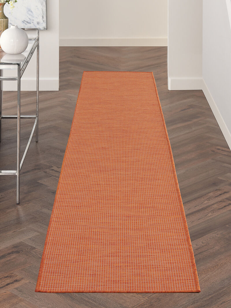 Positano POS01 Terracotta 2'2" x 12' Rug image number 7