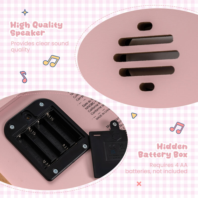 Wooden 18 Keys Piano for Children with Music Stand Removable image number 6