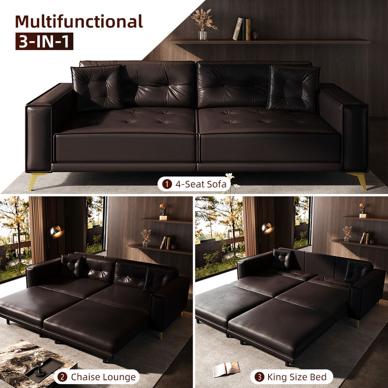 Tugnir 92.1" Pull Out Sofa Bed image number 7