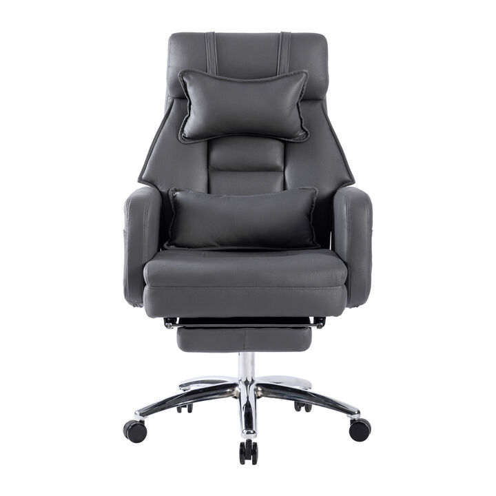 GOODSILO Swivel Ergonomic High Back Office Chair with Adjustable Headrest and Lumbar Support