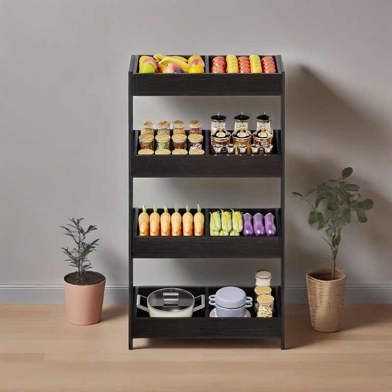 Multi-Tier Storage Rack, Space-Saving Organizer for Home, Garage, or Office