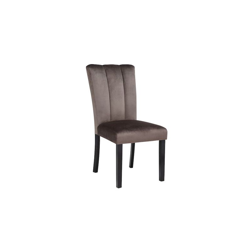 Sheridan Velvet Dining Chairs, Set of 2, Cedar Brown