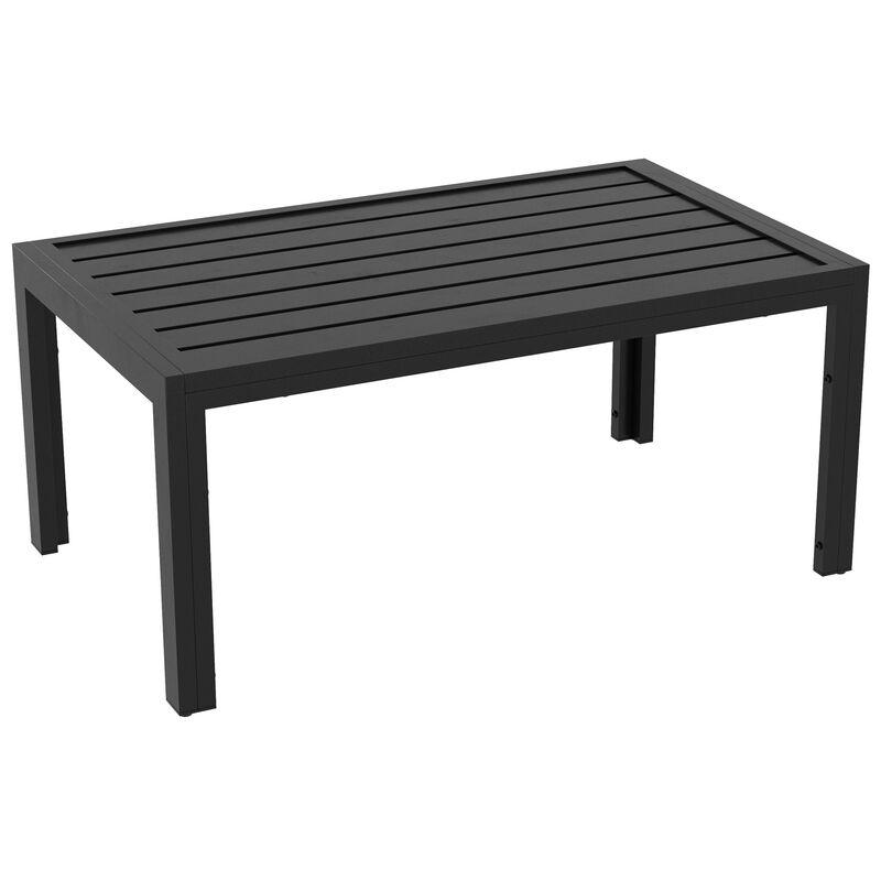 Hivvago Garden Coffee Table with Durable Metal Frame image number 0