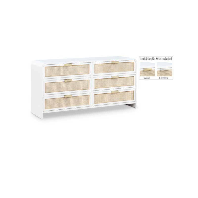 Meridian Furniture Sage White Dresser