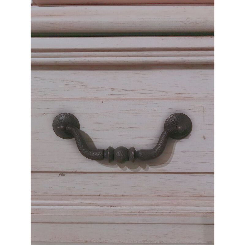 American Woodcrafters Stonebrook Dresser with Mirror - Light Distressed Antique Gray