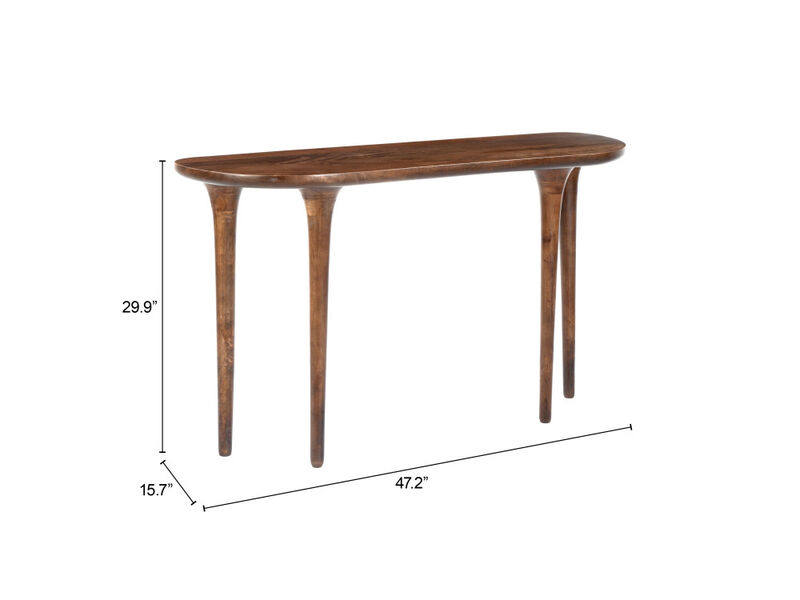 Spiker Console Table Walnut image number 5