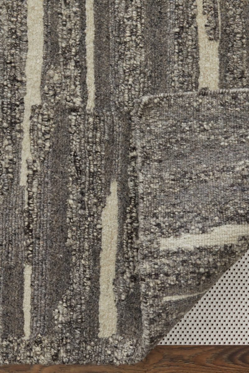 Navaro 8914F Charcoal/Ivory 8'6" x 11'6" Rug image number 5