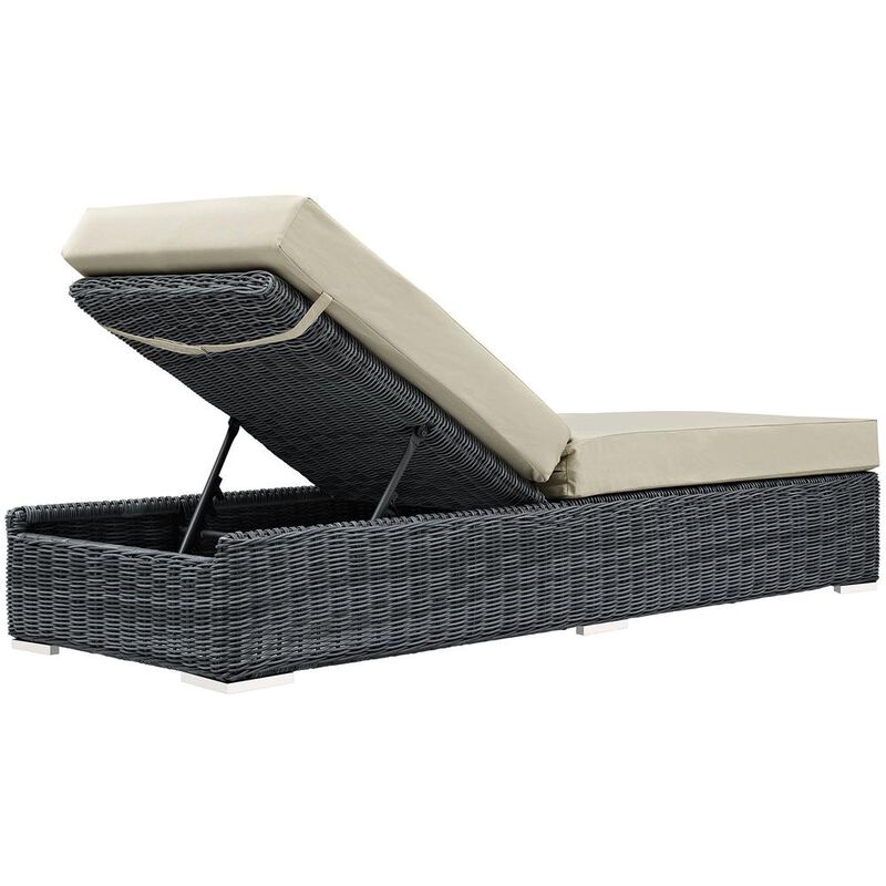 Summon Outdoor Patio Sunbrella Chaise Lounge