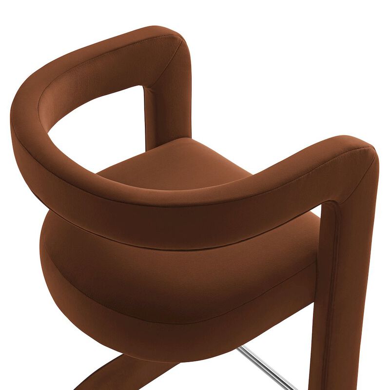 Winslow Performance Velvet Counter Stool image number 6