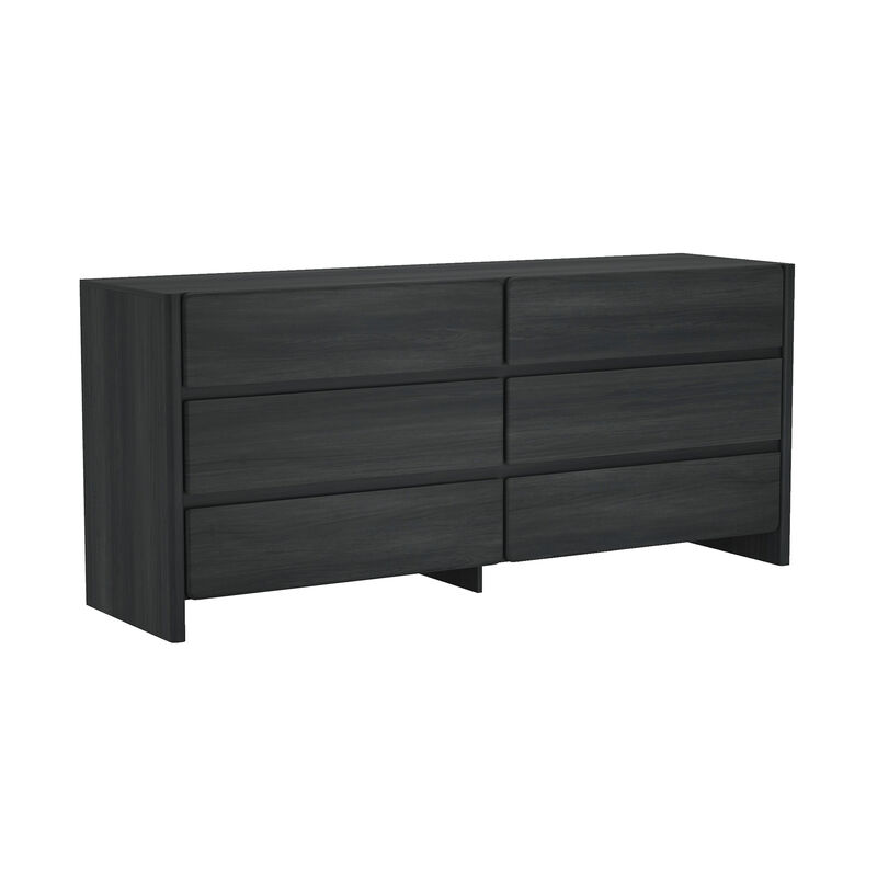 Linda Grey 2-Piece Double Wide Dresser and Nightstand