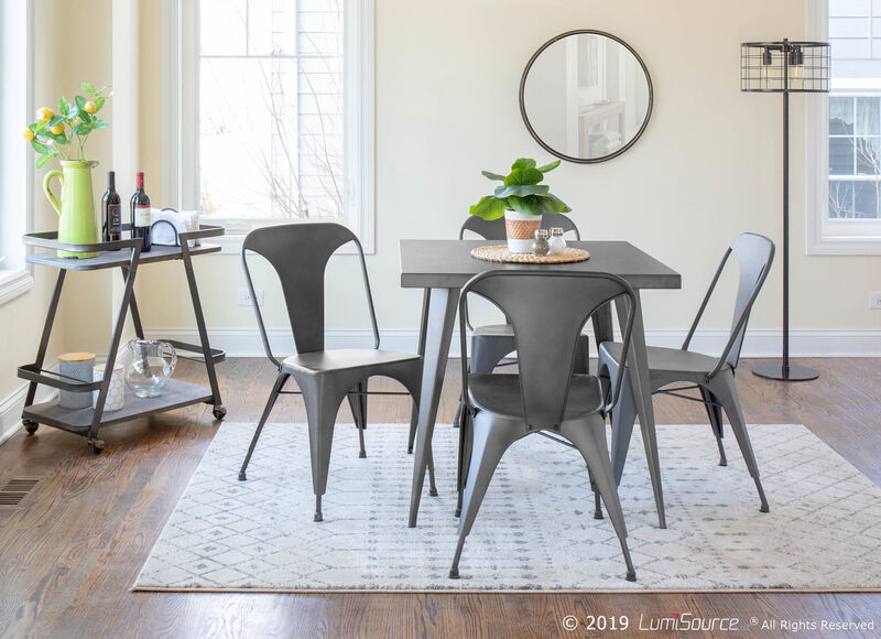 Lumisource Home Indoor Austin industrial Dining Table