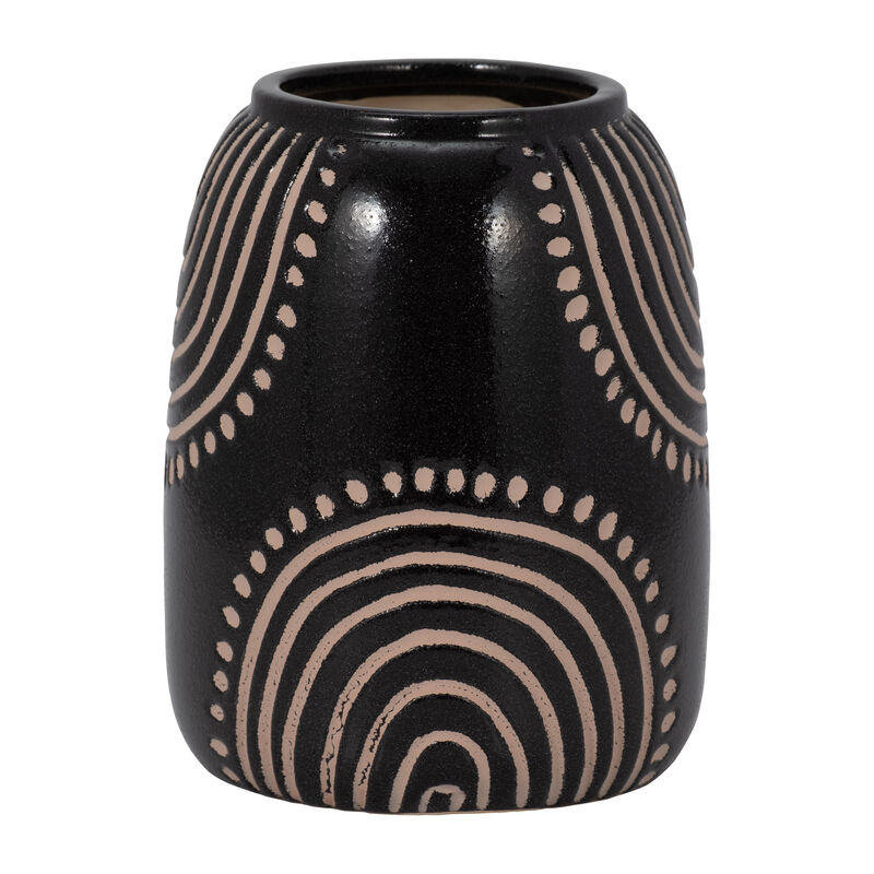 9" Tribal Arch Vase image number 2