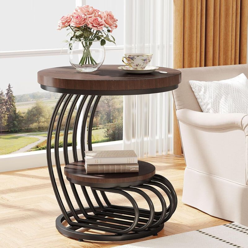Round End Table image number 9
