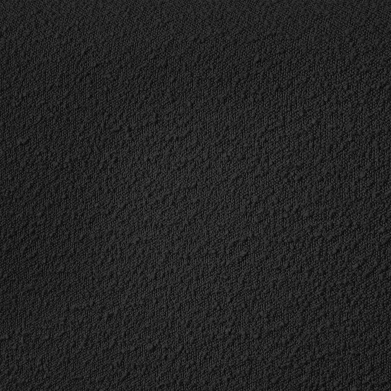 Meridian Furniture Nash Black Boucle Fabric Queen Bed