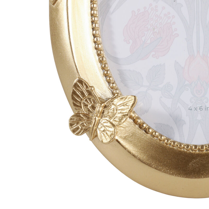 4x6 Oval Flower & Butterfly image number 5
