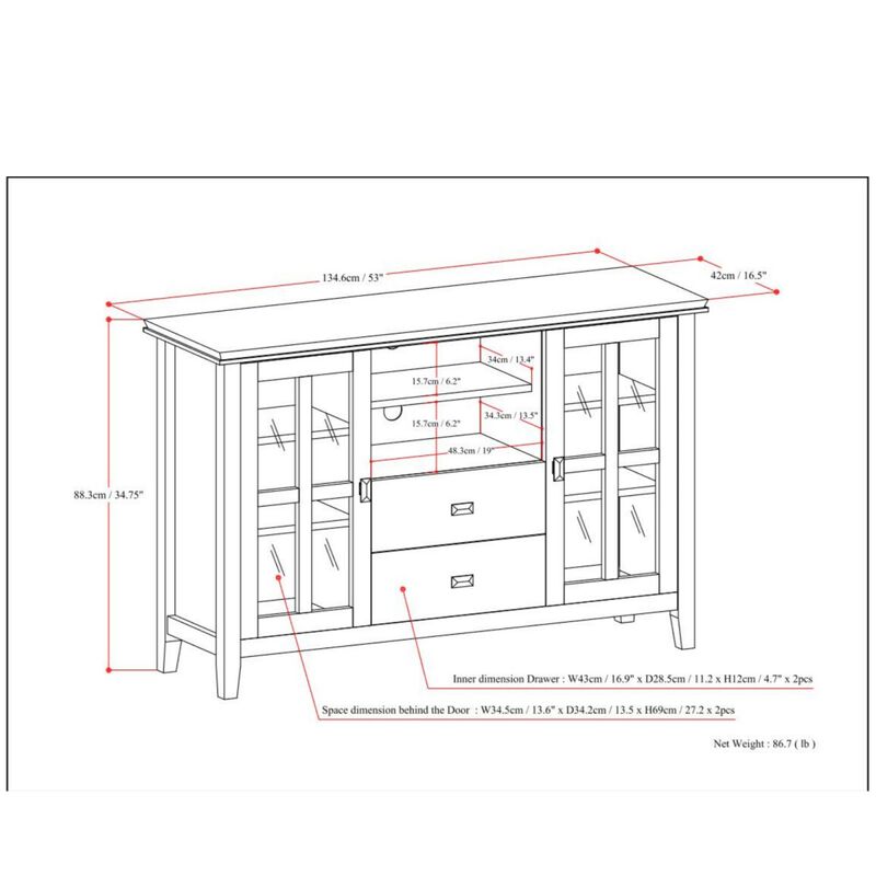 Cesgar TV Stand image number 7