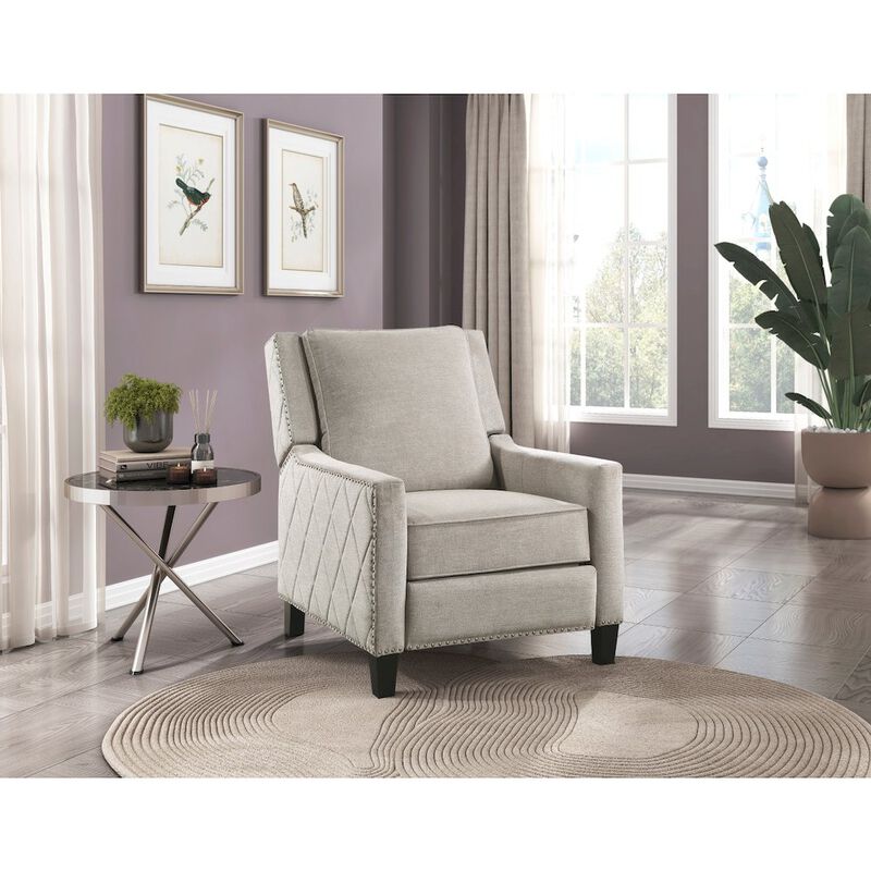 Lexicon Banks Textured Fabric Push back Recliner