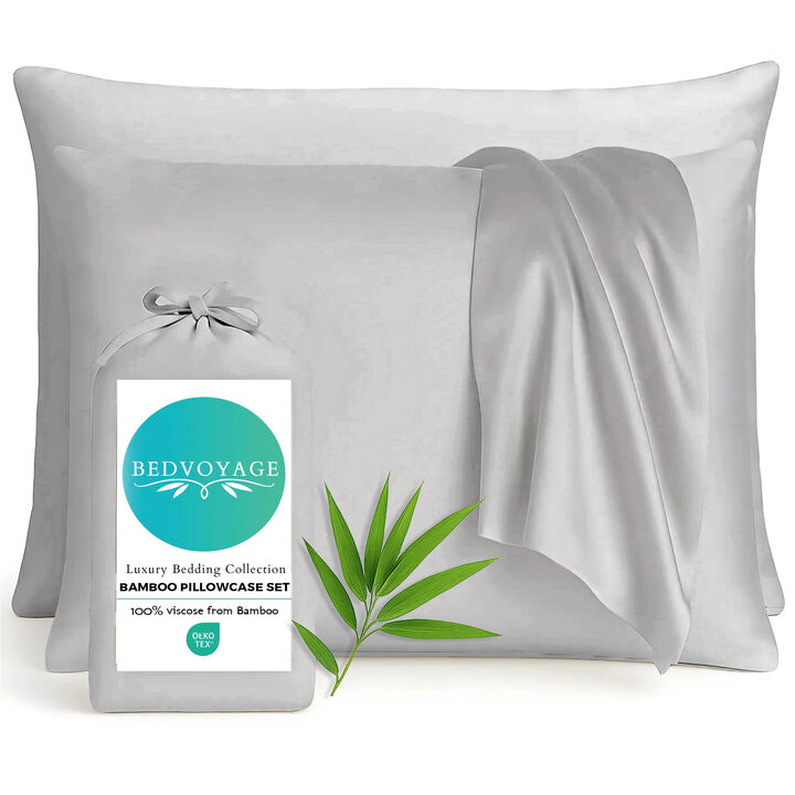 BedVoyage Luxury 100% viscose from Bamboo Pillowcase Set