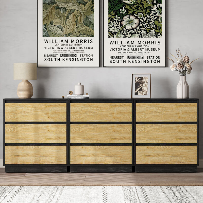 Clenk 3-Drawer Nightstand image number 5