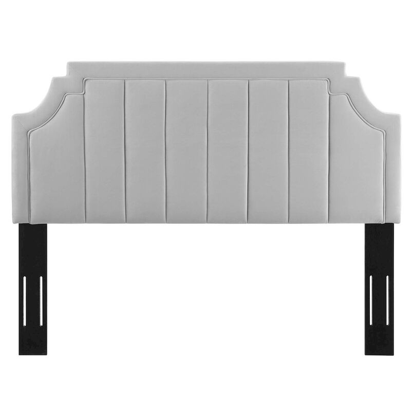 Alyona Channel Tufted Performance Velvet Full/Queen Headboard image number 2