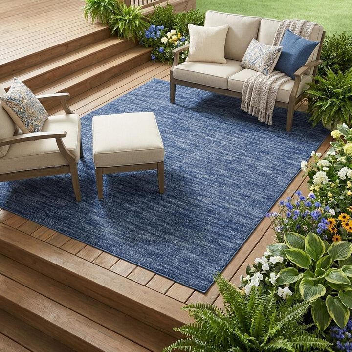 HomeRoots Stain Resistant Indoor Outdoor Area Rug