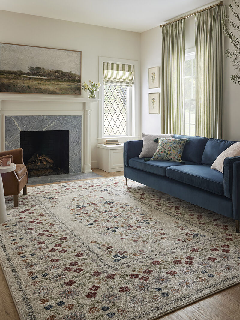 Laurel LAU02 Linen 7''10" x 10' Rug by Rifle Paper Co. x Loloi