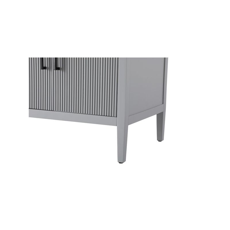 Elegant Kitchen and Bath 72 inch Double Bathroom Vanity in Grey