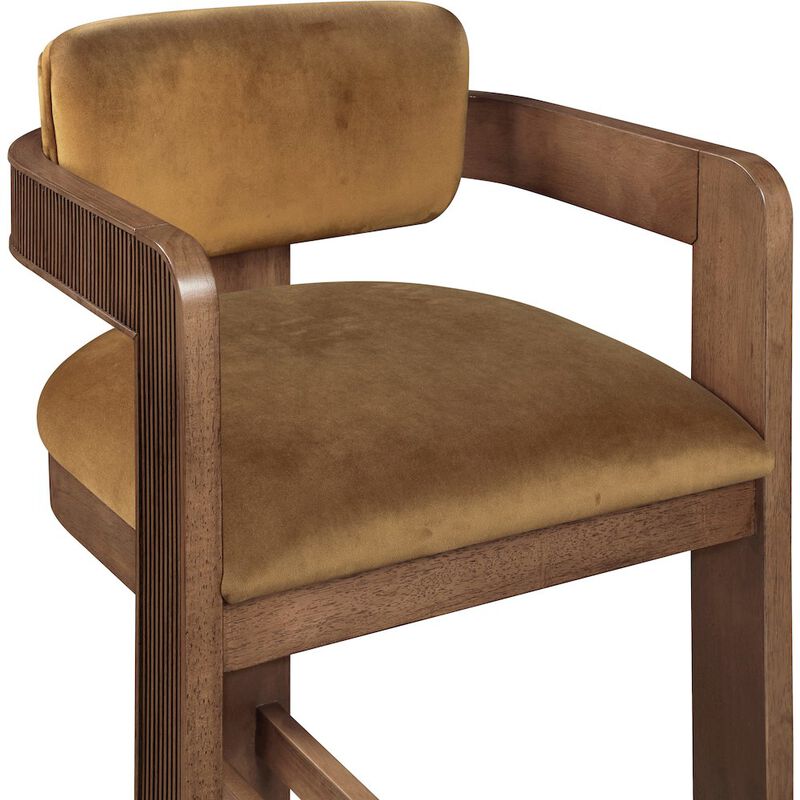 Meridian Furniture Sacha Velvet Stool