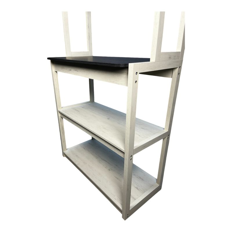 ELEMENT ACE 5-Tier Multi-Functional Bakers Rack for Kitchen Storage, Microwave Stand, Coffee Bar Station, Open Shelving Unit for Cookware & Kitchen Essentials image number 9