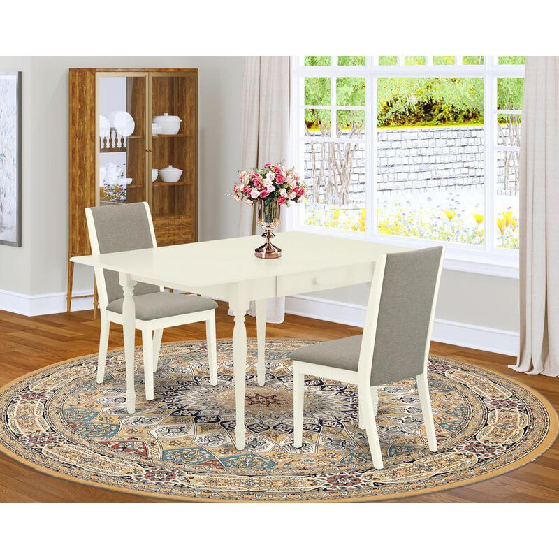 Dining Room Set Linen White