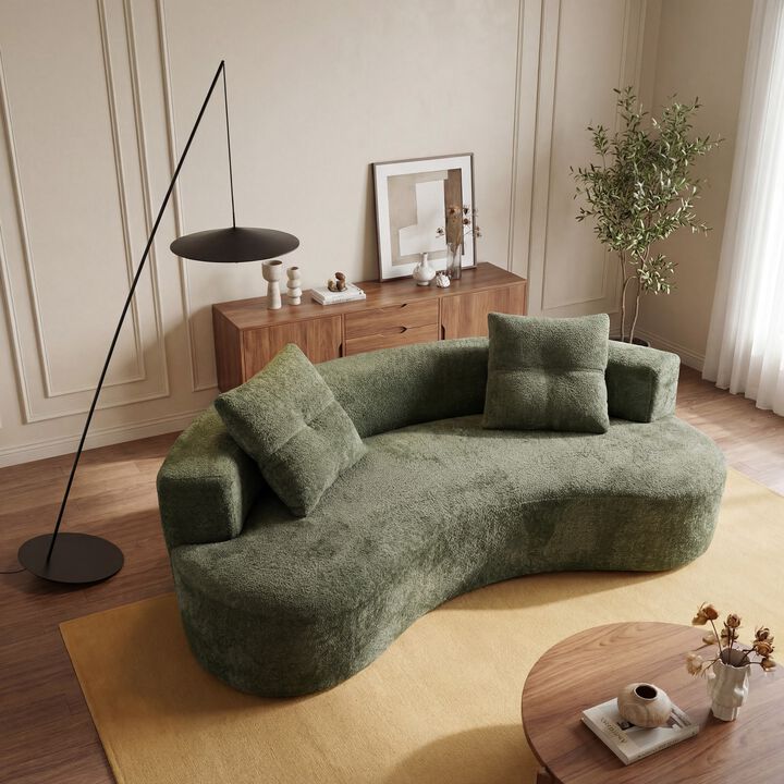 Furkco 79.5" 3 Floor Sofa