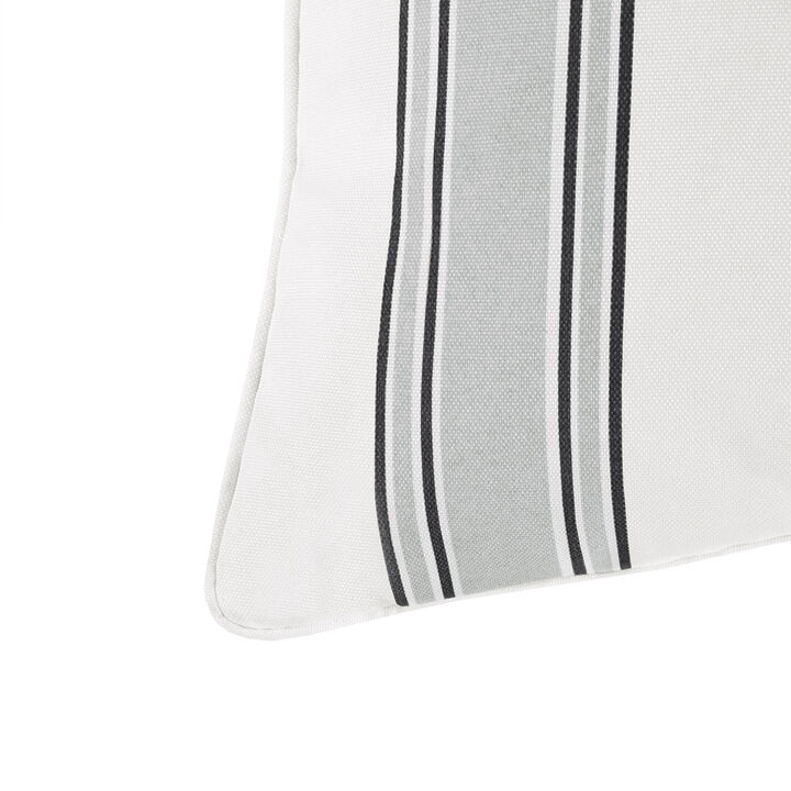 Printed Stripe Oblong Pillow