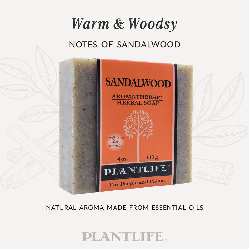 Plantlife Bar Soap - Sandalwood 3 Pack image number 2