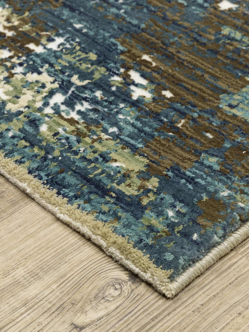 Reed 5'3" x 7'6" Blue Rug image number 2