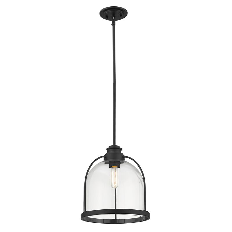 Hivvago Stanton 1-Light Matte Black Pendant
