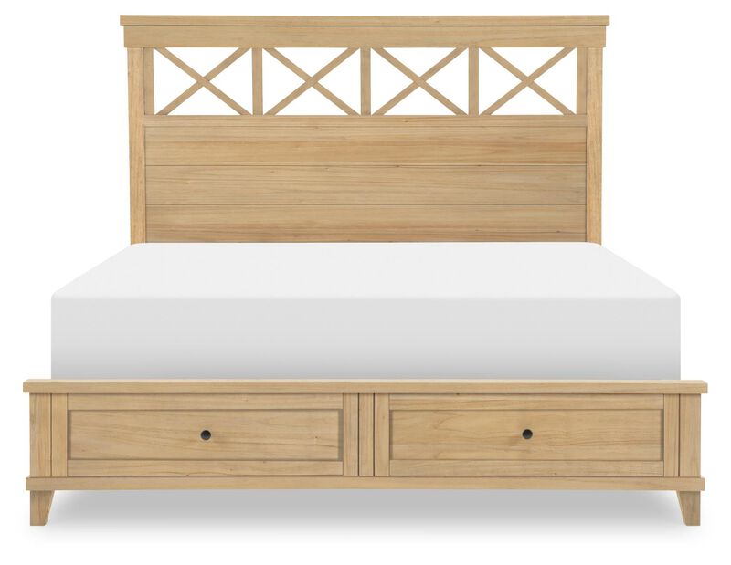 XXX's and OOO's Queen Panel Bed w/ Storage image number 0