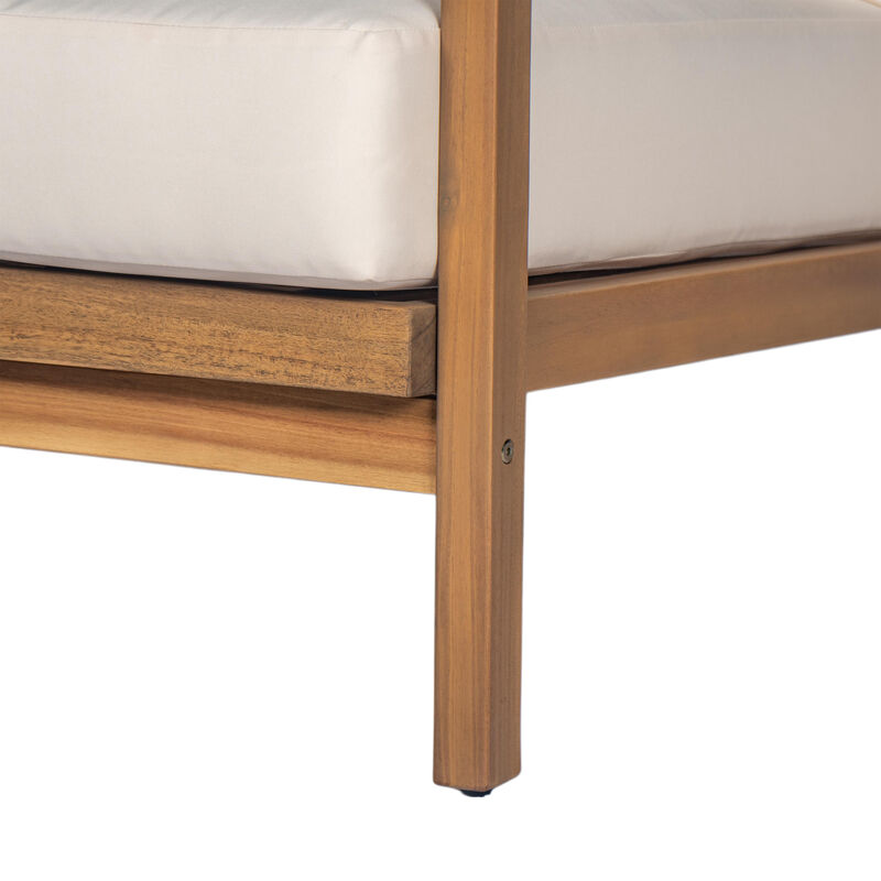 Merax Outdoor Lounge Chair with Cushions for Patio or Garden