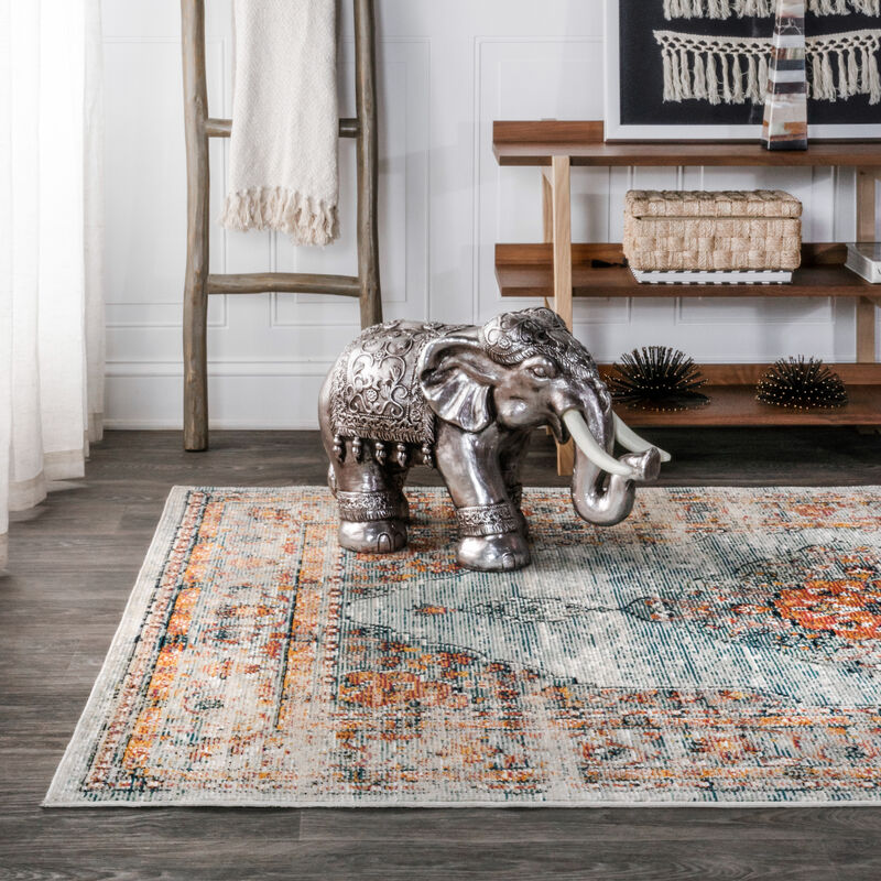Cadiz Vintage Medallion Area Rug