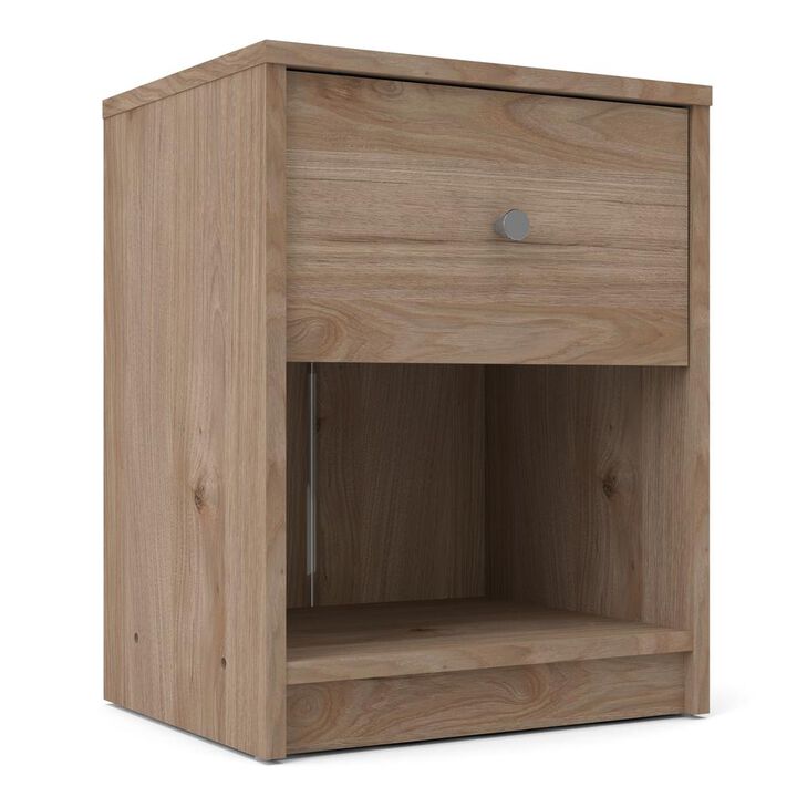 Tvilum Portland 1 Drawer Nightstand, Jackson Hickory