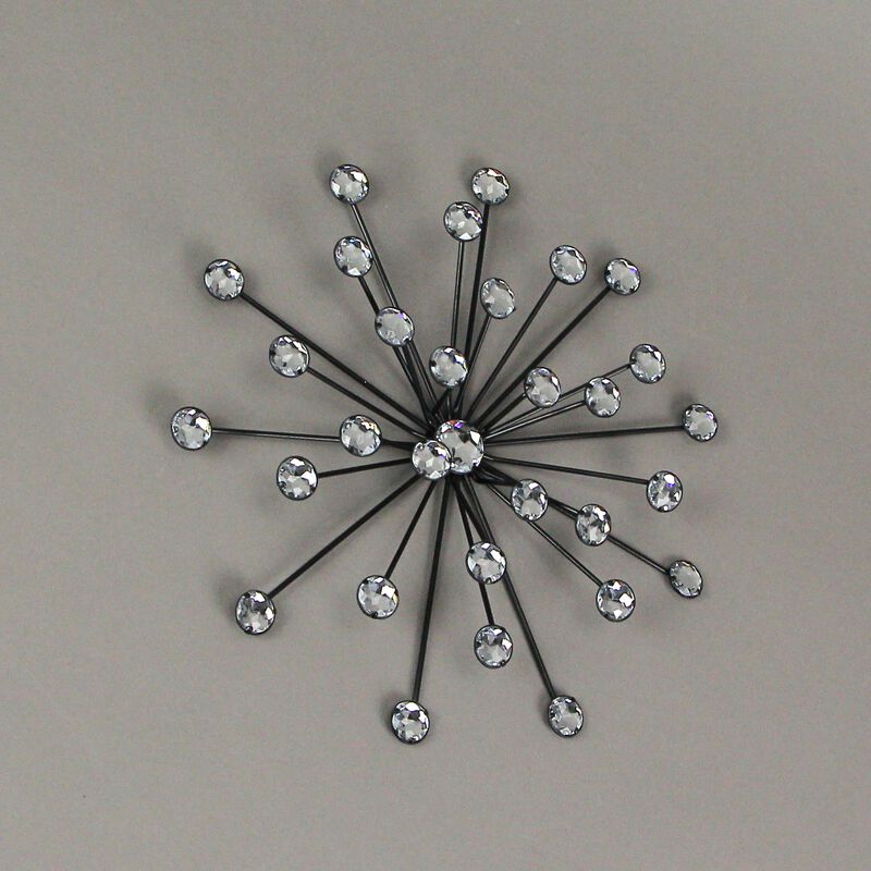 Jeweled 3D Bursting Star Wall Sculpture Set of 3 image number 4